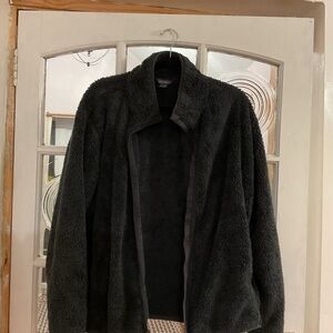 Eddie Bauer Charcoal Fleece Jacket